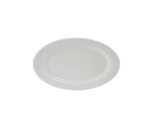 Tuxton China ALH-082 Oval Platter 8-1/4", Porcelain White RE