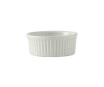 Tuxton China BPX-0502 Ramekin Fluted 5oz, Porcelain White