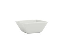 Tuxton China GSP-040 Square Bowl 8oz, Porcelain White