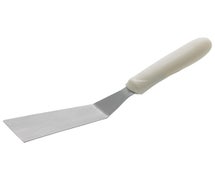 Winco TWP-50 Grill Spatula w/Offset, White PP Hdl, 4-1/4" x 2-3/16" Blade