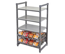 Cambro UCR10R8580 - Camshelving Ultimate #10 Can Single Rack - includes: (2) panels