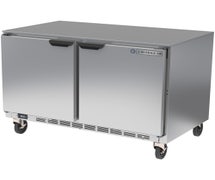 Beverage Air UCR48AHC Undercounter Refrigerator - 2 Solid Doors, 48"W, 11.82 Cu. Ft. Capacity