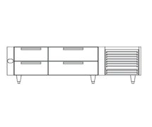 Garland UN17C48 Polar Cuisine Refrigerated Base, 48" W, One-Sectio