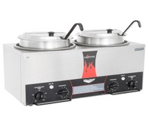 Vollrath 72029 Cayenne Twin 7Qt. Well Countertop Cooker/Warmer With Accessory Kit
