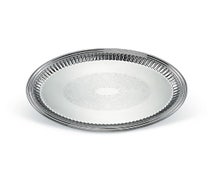 Vollrath 82173 Esquire Fluted Serving Tray - 21-1/8"Wx15-1/2"D Oval