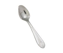 Winco 0031-09 Peacock Demitasse Spoon, 18/8 Extra Heavyweight