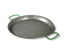 Paderno World Cuisine A4172460 Paella Pan, Polished Carbon Steel, DIA 23 5/8" x H 2 1/4"