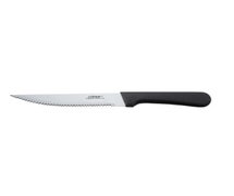 Winco K-60P Steak Knives, 5" Blade, Black PP Hdl, Pointed Tip