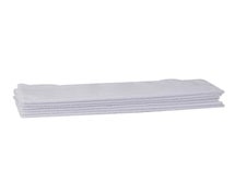 Winco BTM-16W Microfiber Towel, 16" x 16", White, 6/PK