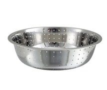 Winco CCOD-15L 15" Colanders, Chinese Style, 5mm Holes, S/S