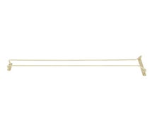 Winco GH-24 Wire Glass Hanger, Single Channel, 24", Brass Plated