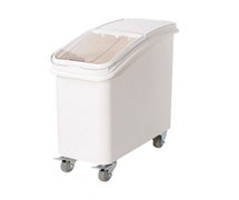 Winco IB-21 Ingredient Bin with Brake Casters and Scoop, 21 Gallon
