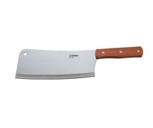 Winco KC-301 Cleaver, Wooden Hdl, 3-1/2" x 8" Blade