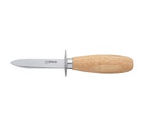 Winco KCL-1 2-3/4" Oyster/Clam Knife, Wooden Hdl