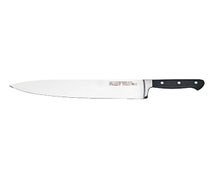 Winco KFP-120 12" Chef Knife, Triple Riveted, Full Tang Forged Blade