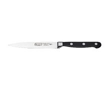 Winco KFP-50 5" Utility Knife, Triple Riveted, Full Tang Forged Blade