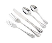 Walco 35B051 Lisbon Euro Place Setting, 5 Pieces, Stainless Steel