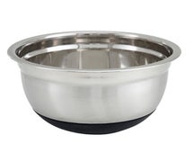 Winco MXRU-500 5qt Mixing Bowl, Silicone Base, S/S