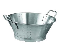 Winco SLO-16 16qt Colander w/Hdls & Base, 16" Bowl, Heavy-duty, S/S