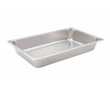 Winco SPF4 - Full Size Steam Table Pan, 4" Deep, Straight Sides