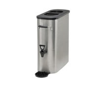 Winco SSBD-5 5gal Slim Iced Tea Dispenser, S/S