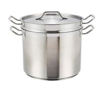 Winco SSDB-8S 8qt S/S Steamer/Pasta Cooker