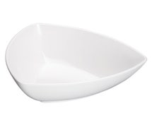Winco WDM005-202 Ardesia Elista 8" Melamine Triangular Bowl, White, 24/CS