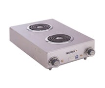 Wells H-115 Electric Countertop Hotplate, Two Burners