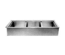 Wells ICP-300 Cold Food Unit, Drop-In, Iced Cold Pan, 3-Pan Size With Drain