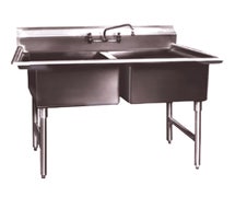 Winholt WS2T2424 Win-Fab Sink, Two Compartment