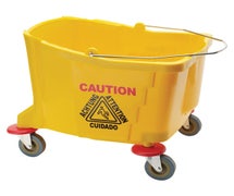 Winco MPB-36B 36 Quart Mop Bucket, Yellow