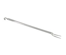 Winco BHKF-21 21" Basting Fork w/Hook, 2mm, S/S