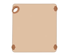 Winco CBK-1520BN Cutting Board with Hook, 15" x 20" x 1/2", Brown