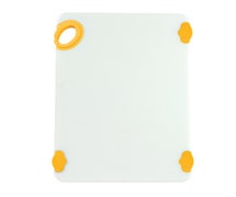 Winco CBN-1218YL Cutting Board with Hook,12"x18"x1/2",Yellow
