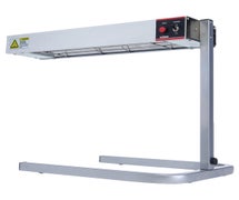 Winco ESH-1 24" Electric Strip Heater with adjustable stand and undermount brackets.