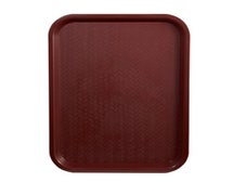 Winco FFT-1418U Fast Food Tray, 14" x 18", Burgundy