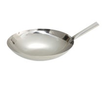 Winco WOK-16N 16" S/S Wok, Nailed Joint