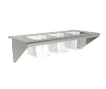 Wolf CONRAILACB60 Condiment Rail, (8) 1/6 Size Pans Or (4) 1/3 Size Pans