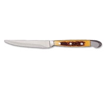 World Tableware 2012522 - Yellow Pom Handle Steak Knife, 12/PK