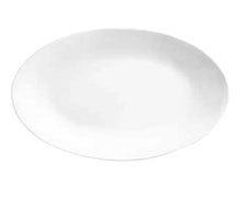 World Tableware 840-520R-8 - Porcelana 8"x6-1/4" Coupe Oval Platter, CS of 3/DZ