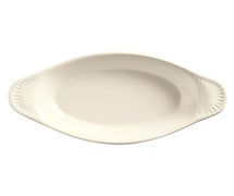 World Tableware OAG-6-DF - 6 oz. White Oval Welsh Rarebit, CS of 3DZ