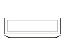 World Tableware SL-22C - Slate  16-1/4"x5-1/2" Rectangle Coupe Plate