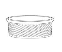 World Tableware SOU-8 - 8 oz. Souffle Dish, CS of 2/DZ