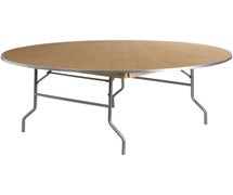 Flash Furniture XA-72-BIRCH-M-GG - Heavy-Duty Folding Banquet Table, 72" Dia.
