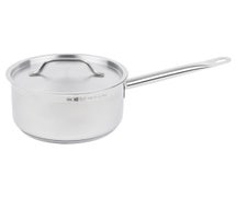 Vollrath 3802 Sauce Pot with Cover - Optio Stainless Steel 2-3/4 Qt.