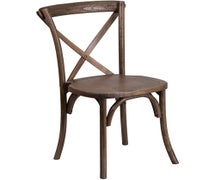 Flash Furniture XU-X-EA-GG HERCULES Series Stackable Early American Wood Cross Back Chair