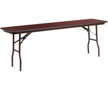 Flash Furniture YT-1872-HIGH-WAL-GG 18" x 72" Rectangular High Pressure Laminate Folding Training Table