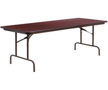 Flash Furniture YT-3072-HIGH-WAL-GG 30" x 72" Rectangular High Pressure Laminate Folding Banquet Table
