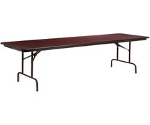 Flash Furniture YT-3096-HIGH-WAL-GG 30" x 96" Rectangular High Pressure Laminate Folding Banquet Table
